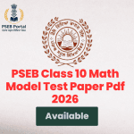 Download PSEB Class 10 Math Model Test Paper Pdf 2025-26