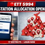 Punjab Recruitment ETT 5994 Update: Station Allocation for 157 Waiting List Candidates Starts Today