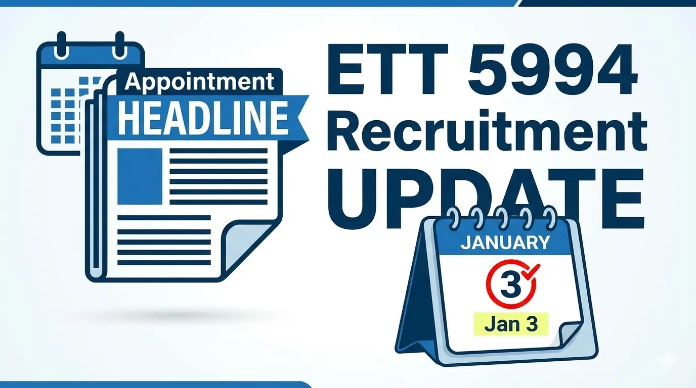 Punjab ETT 5994 Update: Station Allocation Done, Job Letters on Jan 3