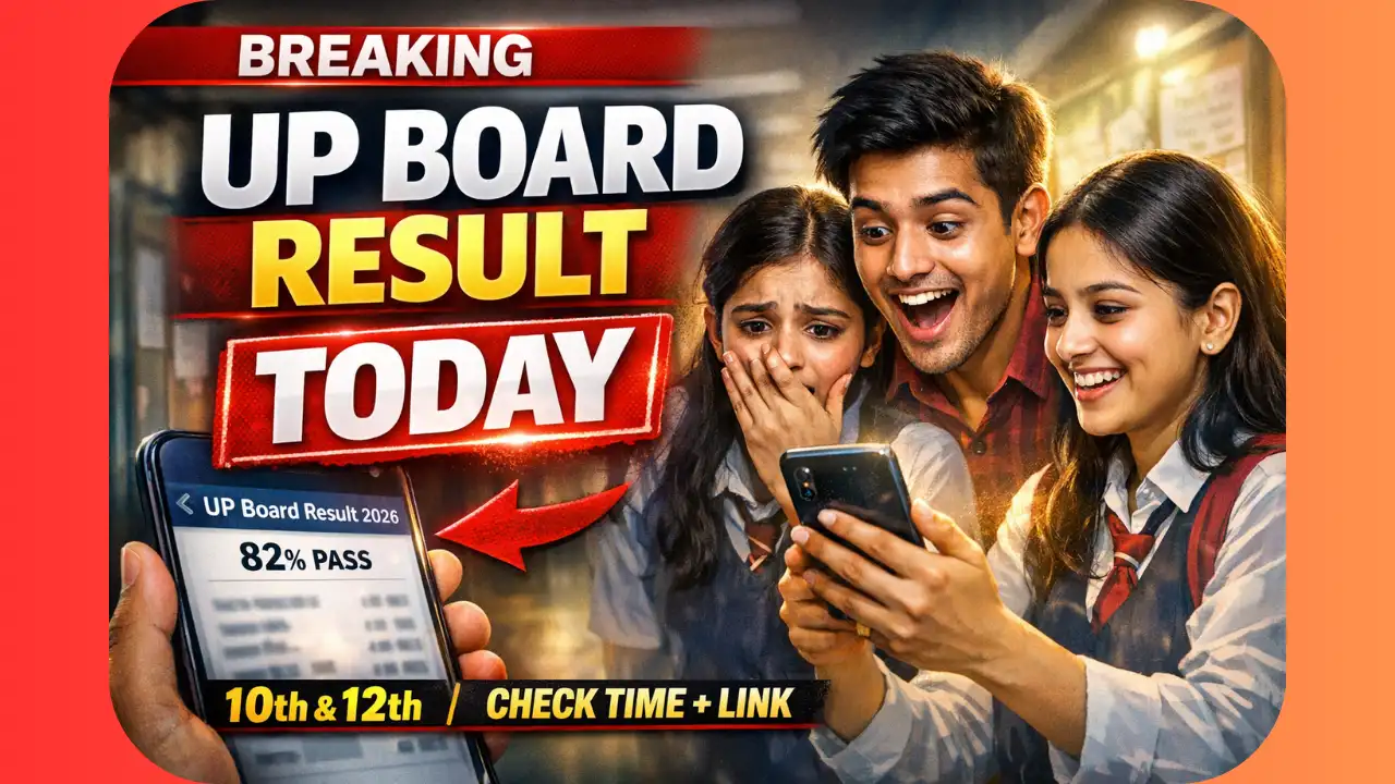 Uttar Pradesh Madhyamik Shiksha Parishad (UPMSP) will soon declare UP Board 10th 12th Result 2026. The result will include subject-wise marks, pass/fail status, and cut off details. Over 55 lakh students who appeared in the UP Board Exam 2026 can check their result on upmsp.edu.in, upresults.nic.in, and DigiLocker once officially announced.